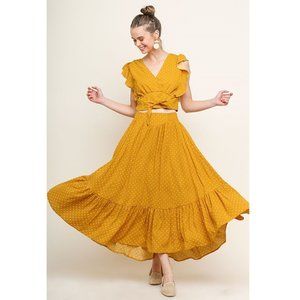 NWT Boho Two Piece Skirt and Top Set, Dress Set